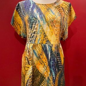 Free People Dress Sz Medium Gorgeous Back Easter